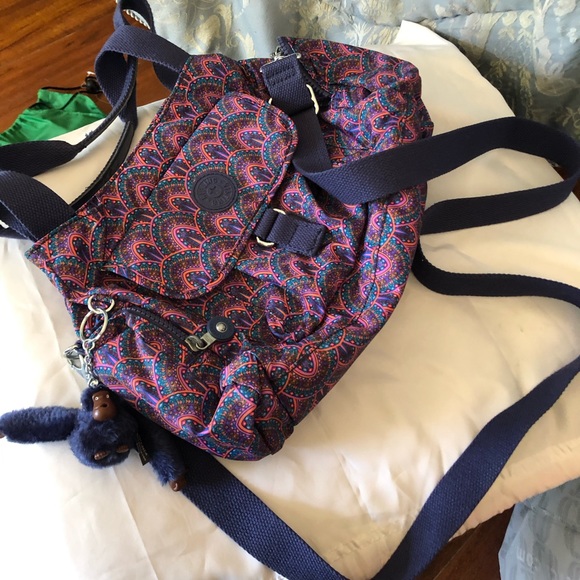 Kipling | Bags | Kipling Multi Color Patterned Shoulder Bag | Poshmark